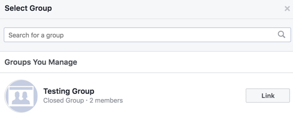 Conectați-vă grupul Facebook la alte grupuri.