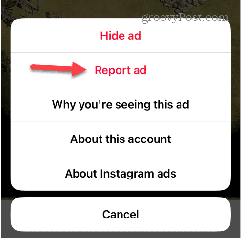 Dezactivați anunțurile direcționate pe Instagram