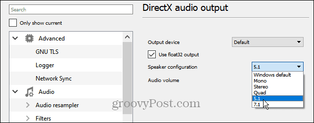 Audio surround 5.1 pe VLC