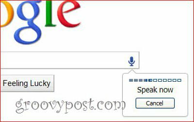 căutare vocală Google Desktop