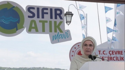 Primul apel de la First Lady Erdoğan pentru a sprijini proiectul „Zero Waste Blue”