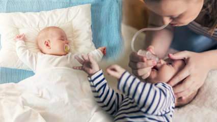 Cum să curățați nasul bebelușilor fără să doare? Congestie nazală și metodă de curățare la sugari
