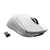 Mouse pentru gaming Logitech G PRO X Superlight, ultra-ușor, senzor Hero 25K, 25.600 DPI, 5 butoane programabile, autonomie lungă a bateriei, compatibil cu PC Mac - alb