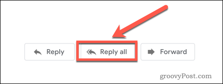Butonul Gmail pentru răspunsuri la toate