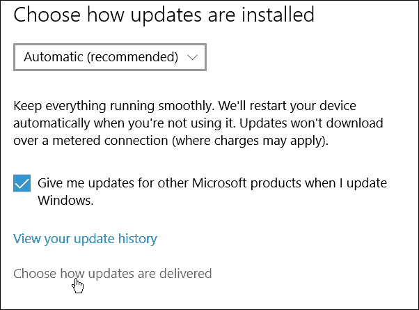 Opriți Windows 10 să vă partajați actualizările de Windows la alte PC-uri