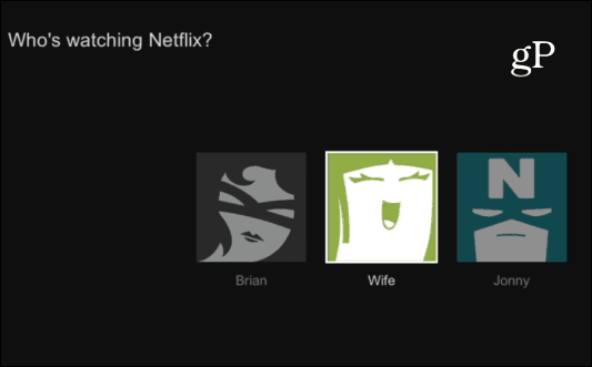 Profilele de utilizator Netflix