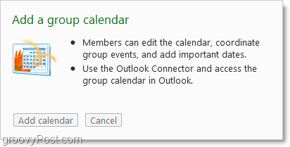 colaborați ca grup folosind un calendar