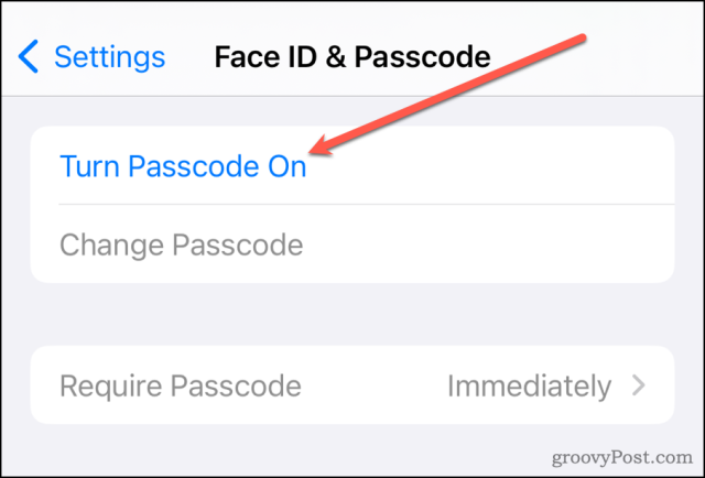 iOS 17 Activați codul de acces