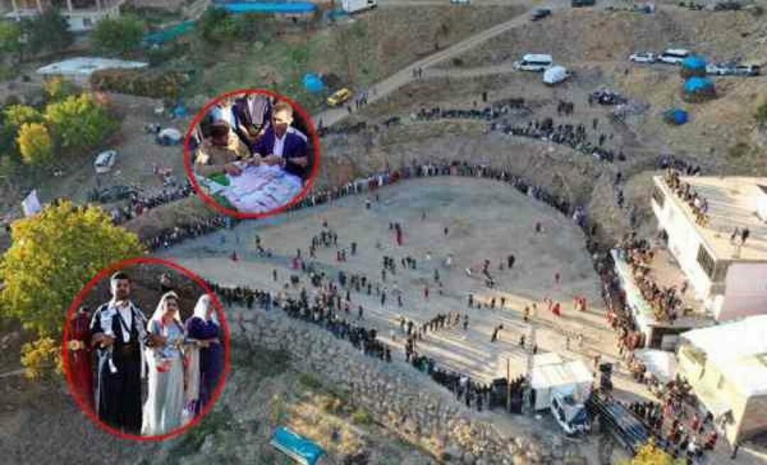 Moment istoric în Şırnak! La nunta a 5 mii de oameni au fost purtate kilograme de aur