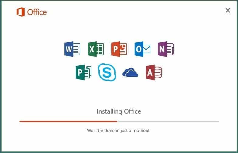 Instalarea Office 365