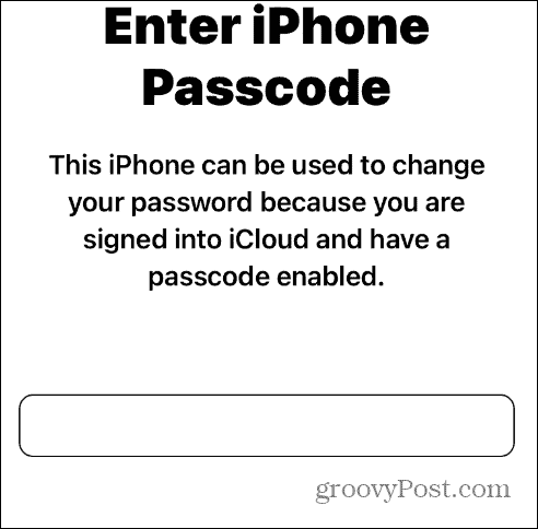 Schimbați-vă parola Apple ID