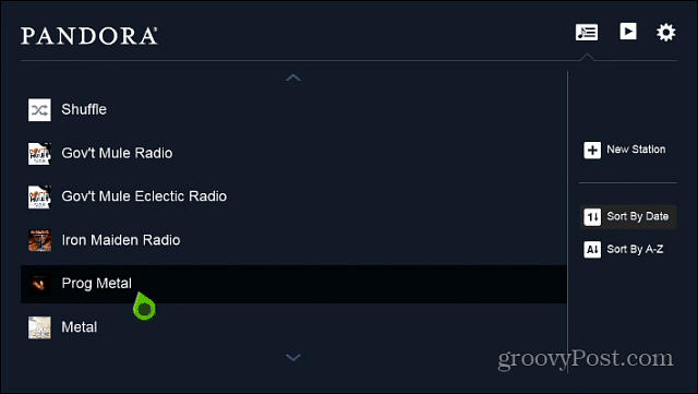 Pandora pe Xbox