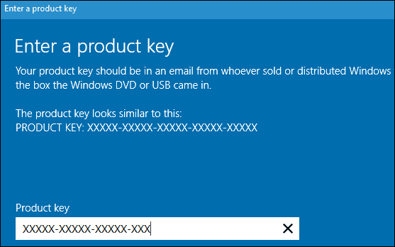 Schimbați cheia de produs Windows 10