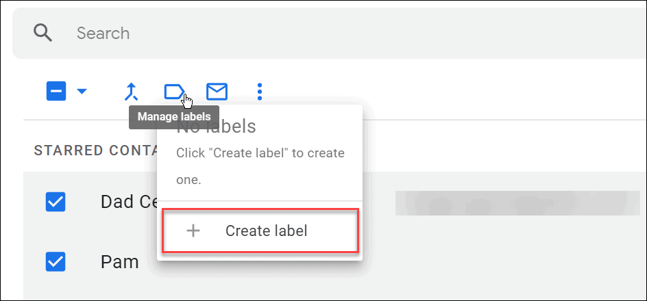  label creați o listă de e-mail de grup în gmail