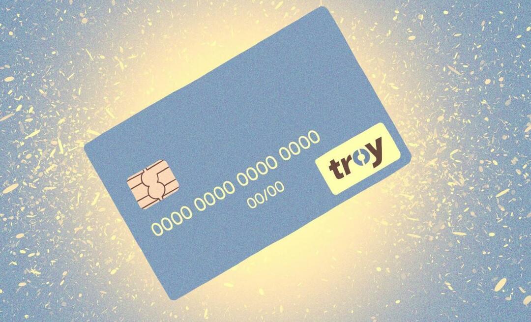 Ce trebuie să fac pentru a trece la cardul TROY? Unde este stabilit TROY? Ce înseamnă cardul TROY?