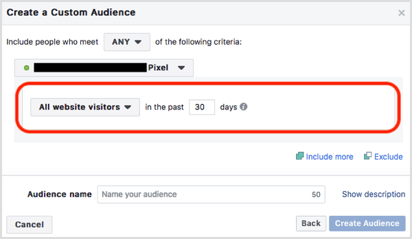 Site-ul Facebook personalizat implicit pentru audiență