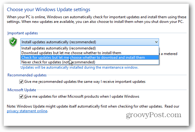 Faceți ca Windows 8 să afișeze o notificare pentru desktop pentru actualizări