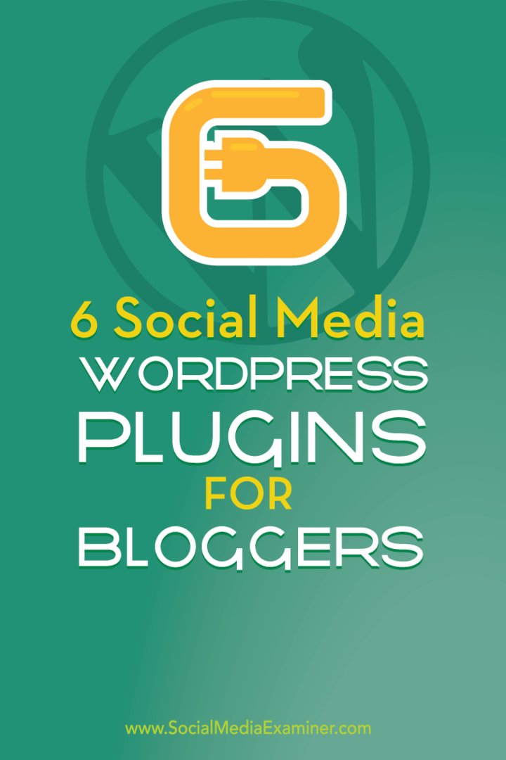 6 pluginuri de social media WordPress pentru bloggeri: examinator de rețele sociale