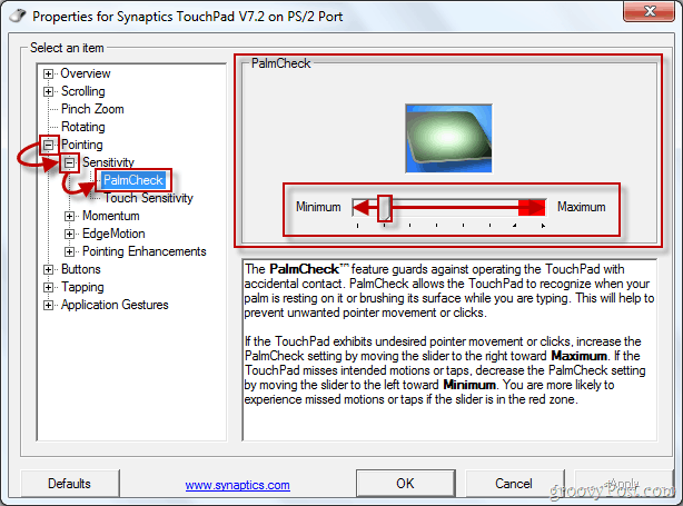 Mod de dezactivare Touchpad de pe laptop-uri la scriere