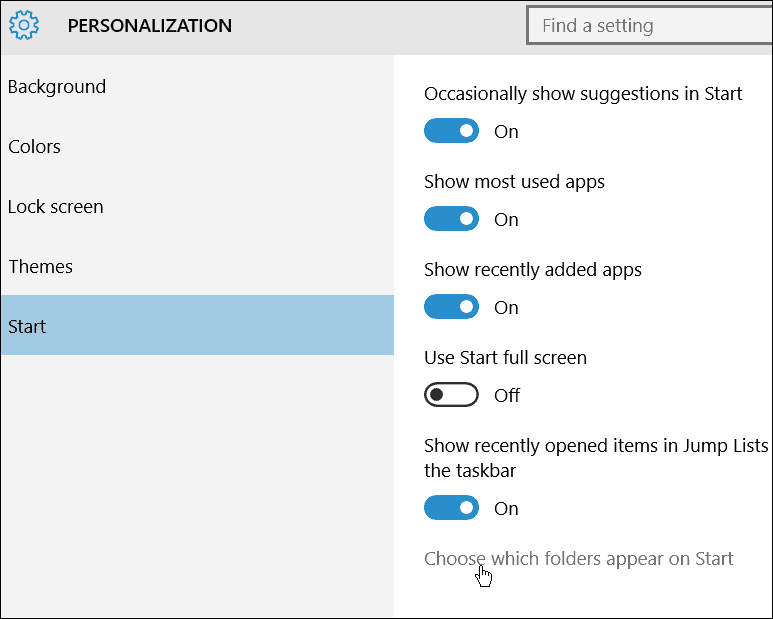 Personalizarea Windows 10