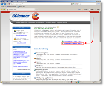 Descarcă CCleaner pentru a șterge / șterge în siguranță fișierele și cache-ul din Windows