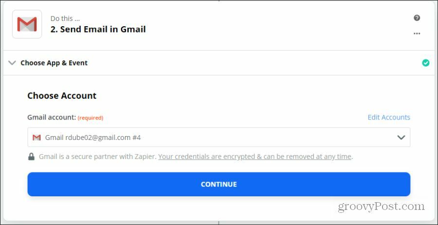 configurați un cont de e-mail