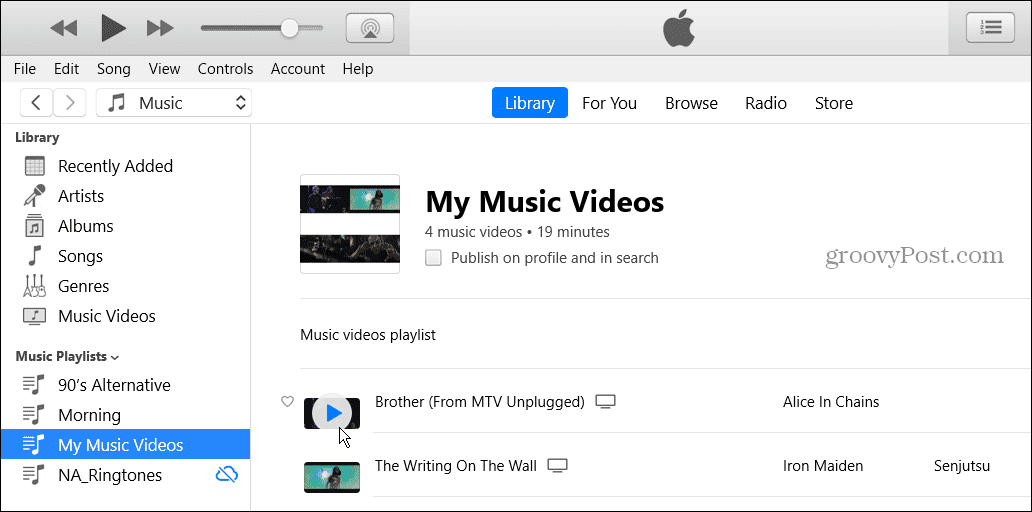 Cum să creezi liste de redare video pe Apple Music