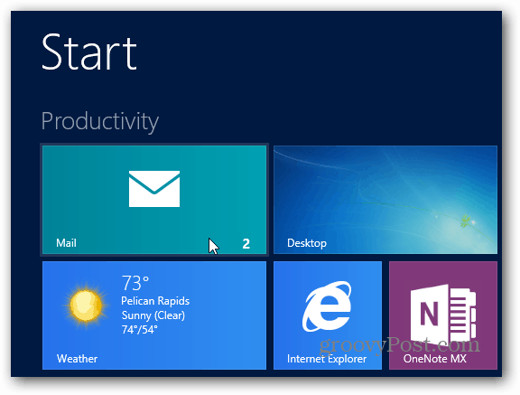 Aplicația Windows 8 Mail