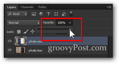 opacitatea returnează 100% pas cu imaginea Photoshop pas final