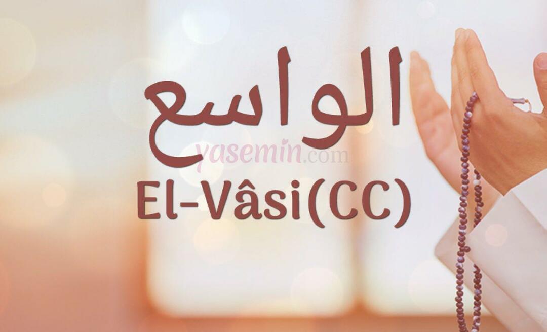 Ce înseamnă al-Wasi (c.c)? Care sunt virtuțile numelui Al-Wasi? Esmaul Husna Al-Wasi...