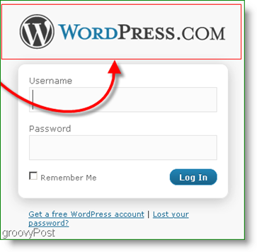 Logo WordPress pe pagina de conectare - logo-login.gif