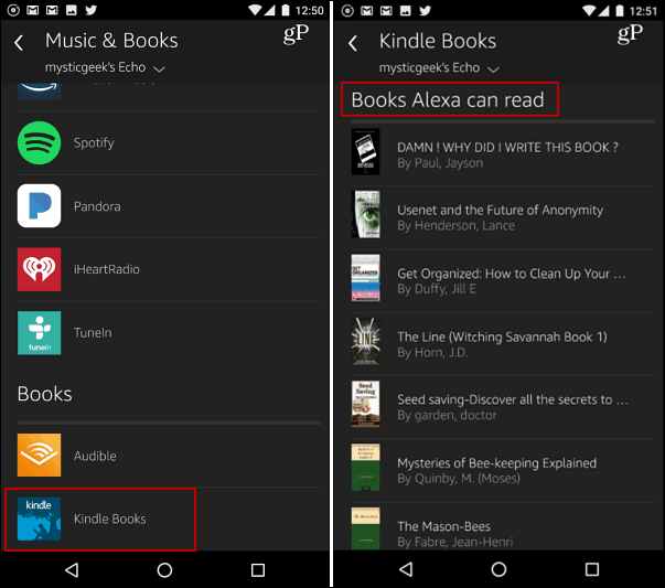 Cum să găsești cărți electronice Kindle Alexa îți pot citi