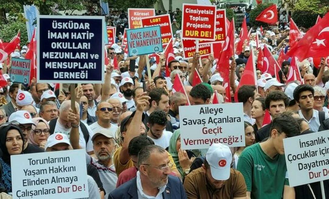 „Marșul familiei mari” va avea loc la Istanbul împotriva terorismului LGBT! Organizații non-guvernamentale...