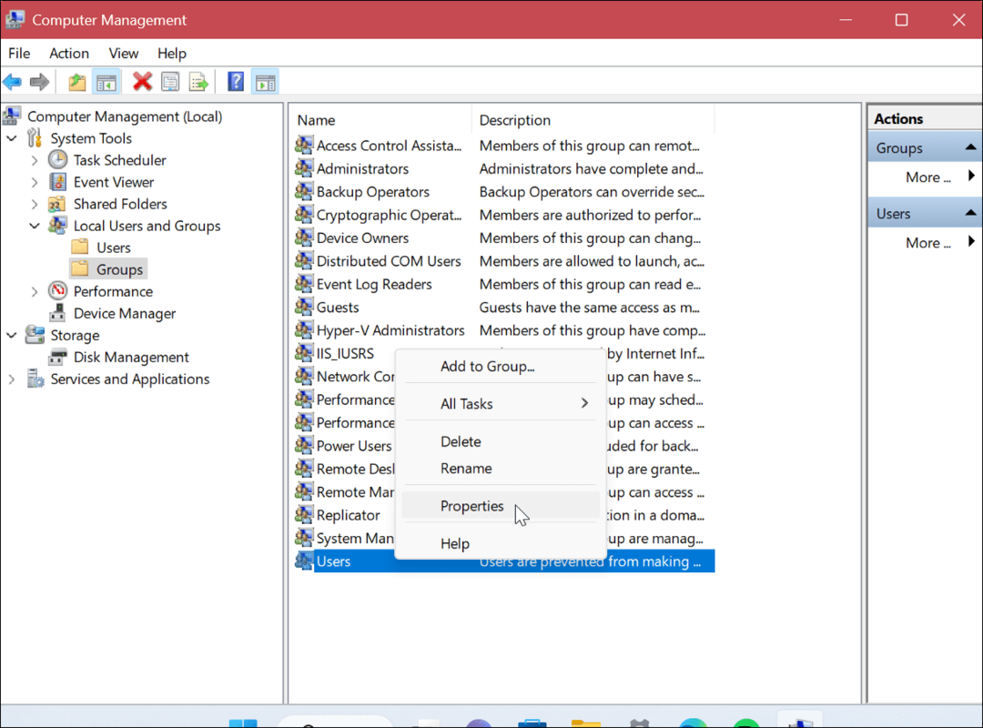 Determinați tipul de cont de utilizator pe Windows 11