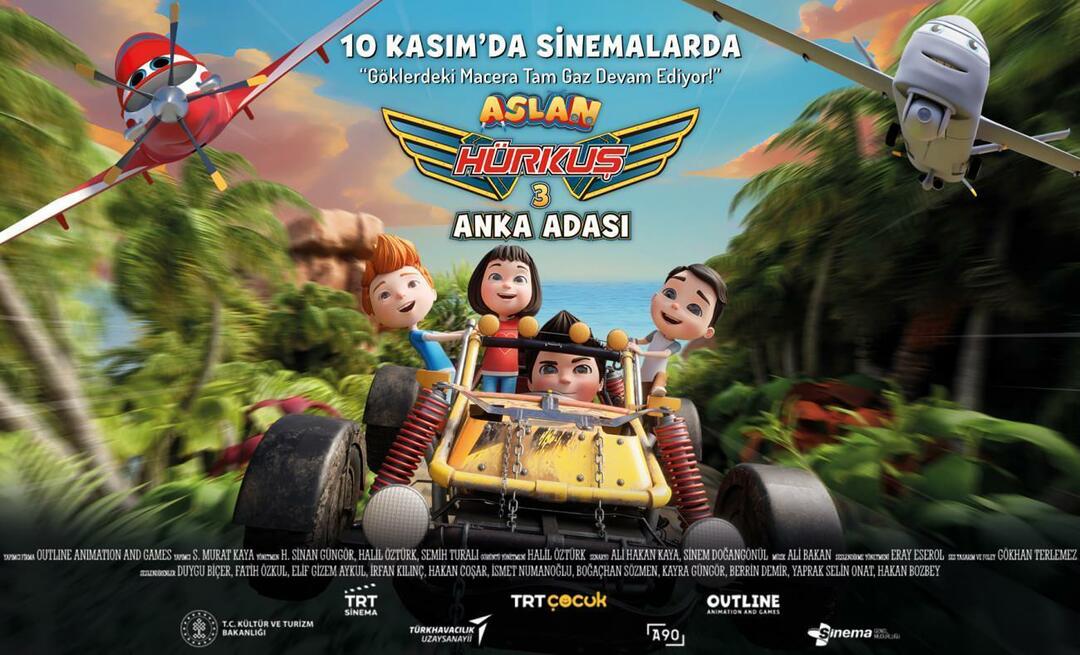 Vești bune pentru iubitorii de animație! „Aslan Hürkuş 3: Anka Island” este lansat