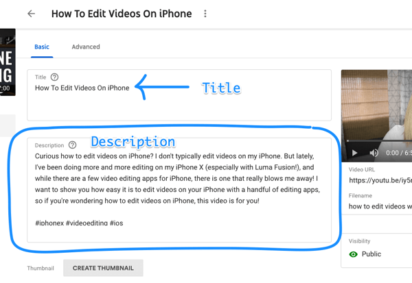 Cum să utilizați o serie de videoclipuri pentru a vă dezvolta canalul YouTube, de exemplu, descrierea videoclipului YouTube și Titlu folosind cuvinte cheie