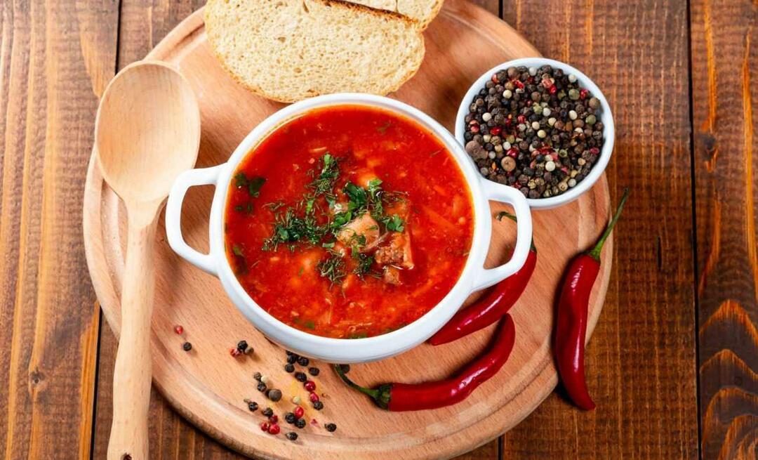 Cum se face supa de ardei? Cum se prepară supă de ardei roșu? reteta de supa de ardei verde