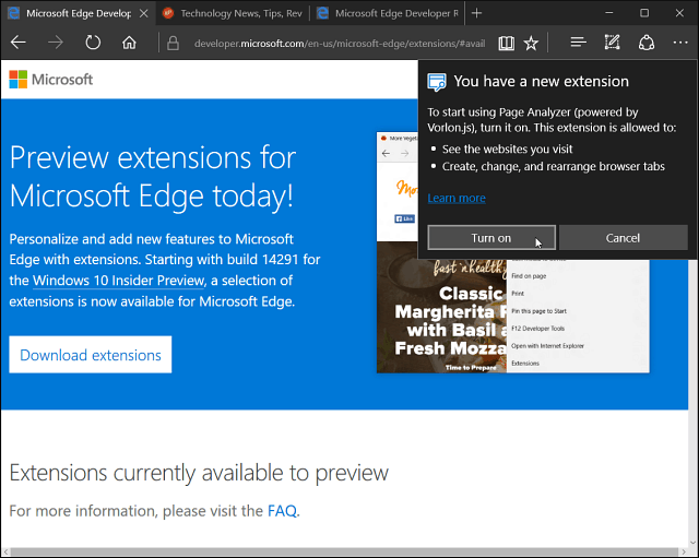 Instalare Extensie Microsoft Edge