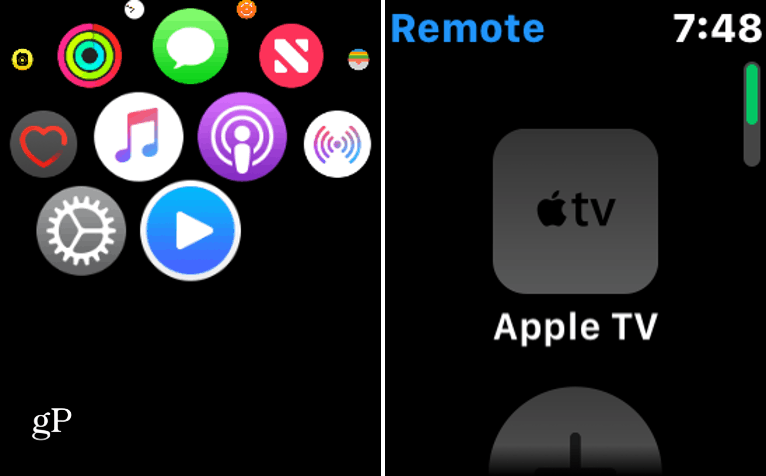 Conectați Apple Watch la Apple TV
