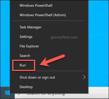 Lansarea Rulați prin Windows Meniul de opțiuni suplimentare Start