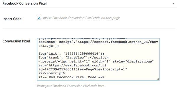 plugin pentru conversia pe facebook a pixelilor