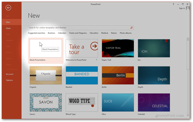 Șabloane Office 2013 Creare Creare design personalizat POTX Personalizare diapozitive diapozitive Cum să faceți prezentarea în gol