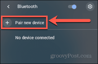 Chromebook adaugă un dispozitiv nou
