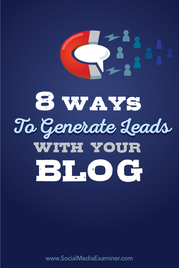 cum să generați clienți potențiali cu blogul dvs.
