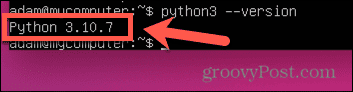 versiunea ubuntu python