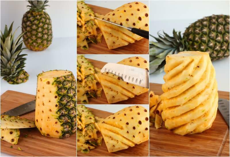 cum să curățați ananasul