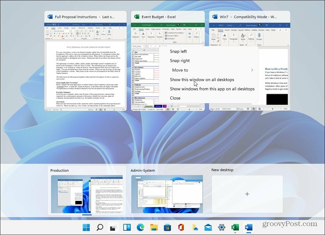 Desktop-uri virtuale Windows 11