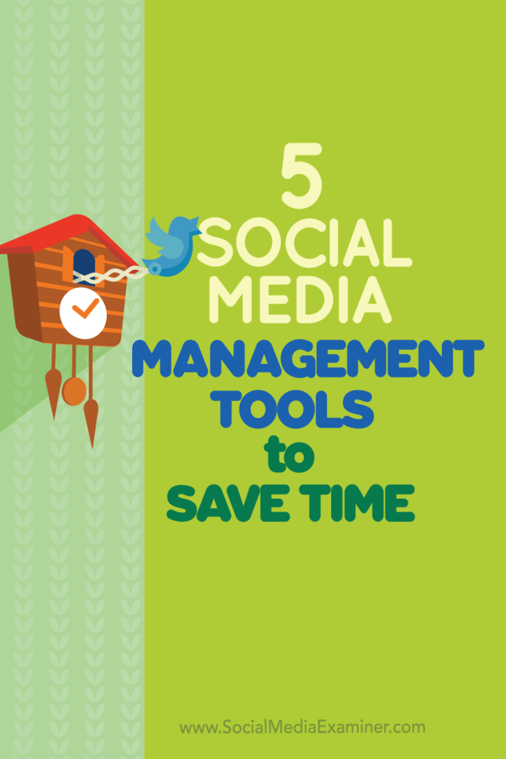 instrumente de gestionare a rețelelor sociale pentru a economisi timp