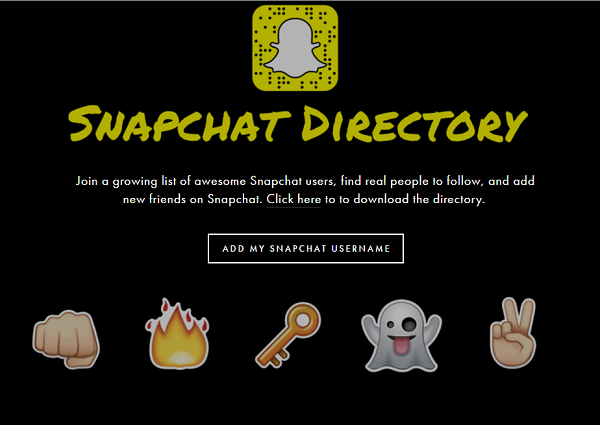 directorul Snapchat