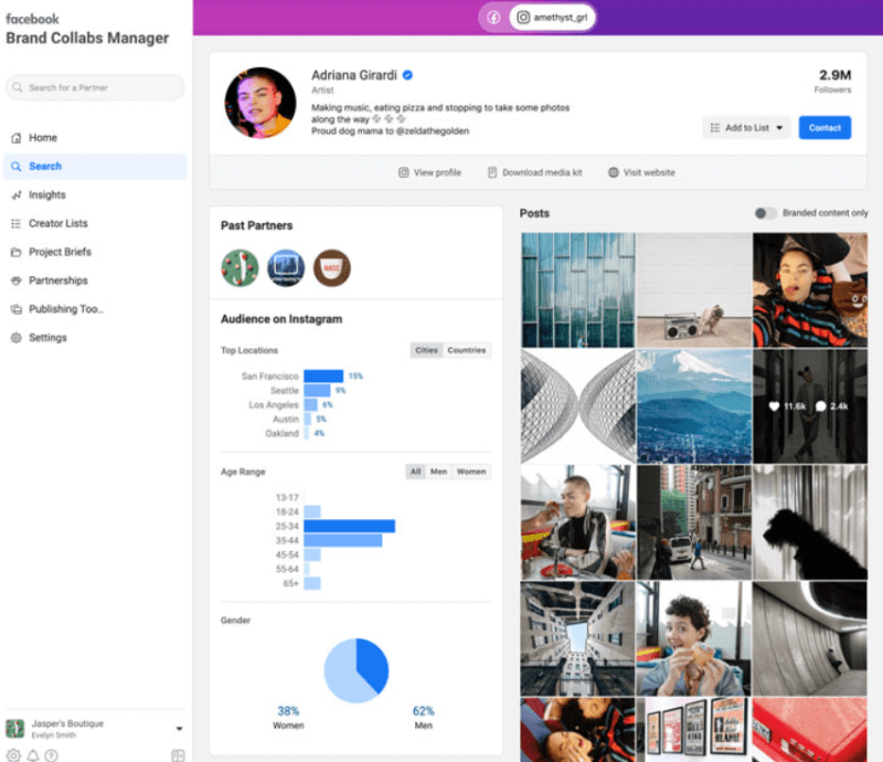 Instagram Brand Collab Manager și Pinterest Trends Tool: Social Media Examiner